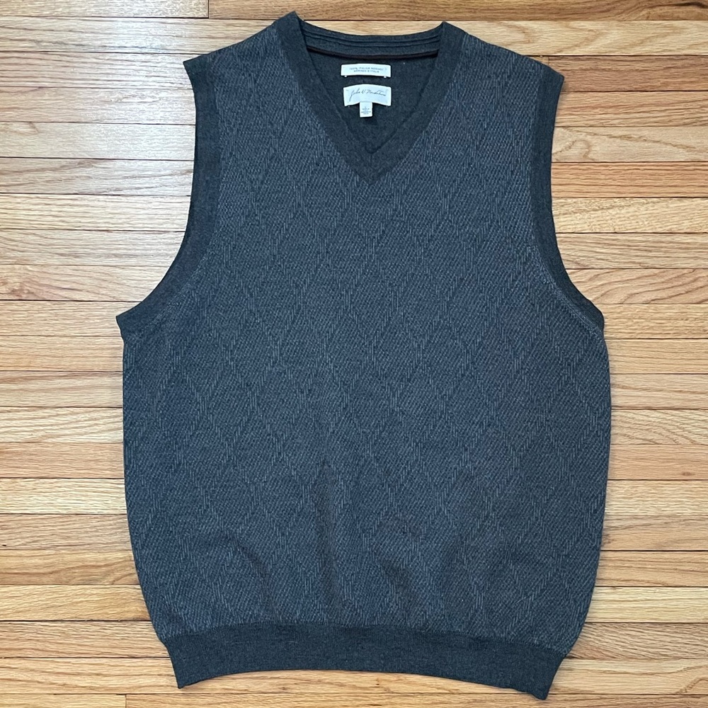 John W. Nordstrom Italian Merino Wool Sweater Vest